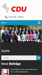 Mobile Screenshot of cdu-grossenkneten.de